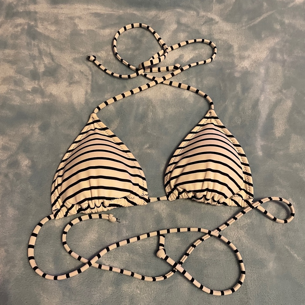 Striped Victoria’s Secret bikini top